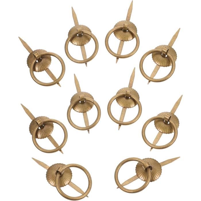 Lot de 4 boutons d'armoire à trou unique pour tiroir, armoire