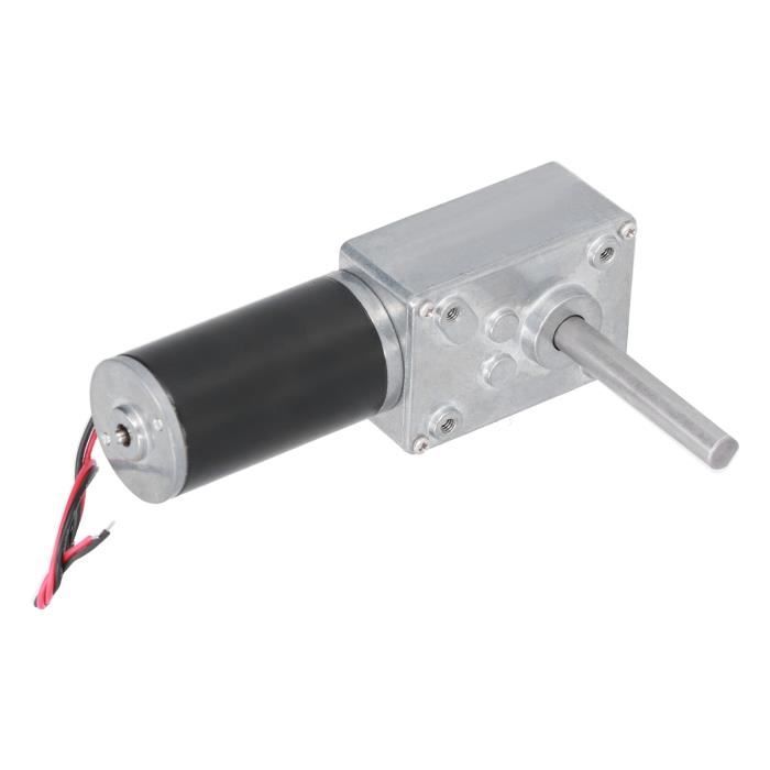 Réducteur De Vitesse Vis Sans Fin 28:1 Autobloquant - Roue 24 Dents, Arbre 6mm Pour Moteurs Et DIY