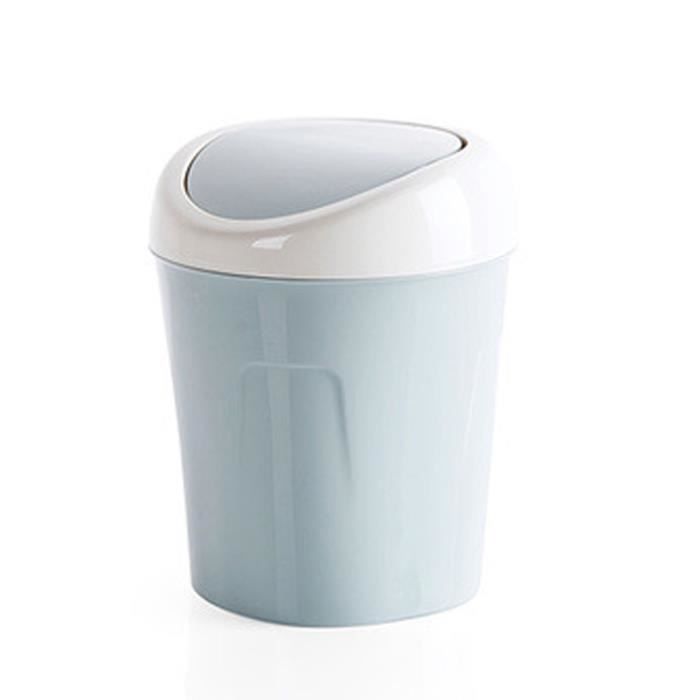 Petite Poubelle 8,2 L Noir - Pour Bureau, Chambre, Salle De Bain, Design Compact