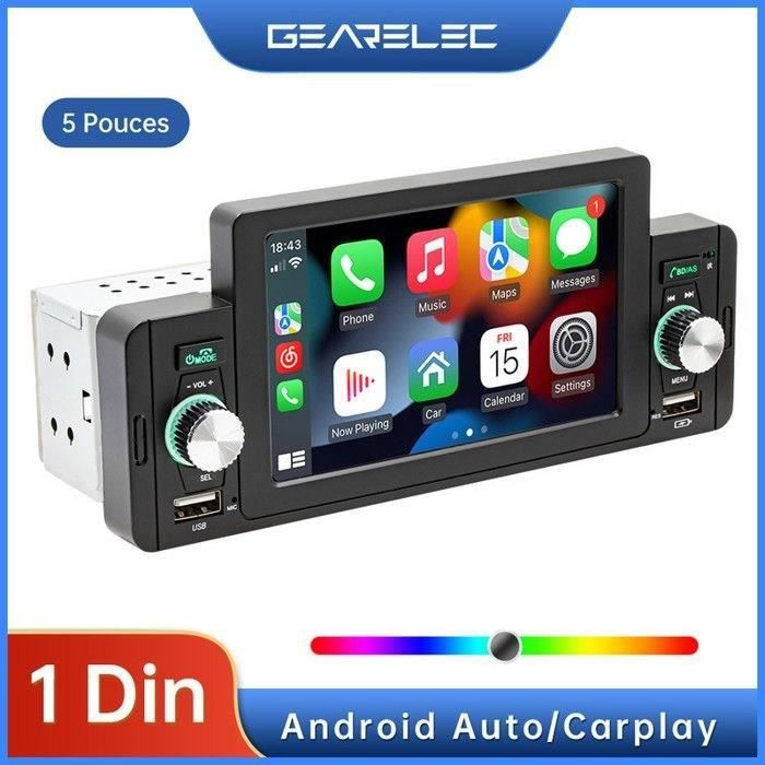 Autoradio 5 Pouces Bluetooth 1Din GEARELEC