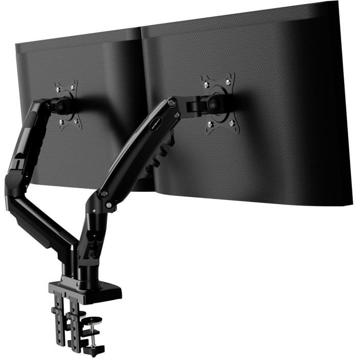 Support Écran PC – Invision – MX400 – 2 Écrans 19 à 32 Pouces – Réglable en Hauteur – VESA 75/100mm