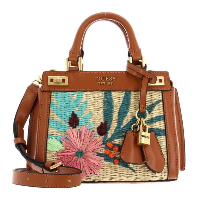 GUESS Sac à épaule Bandoulière Lovide Mini Satchel Bag Rosewood