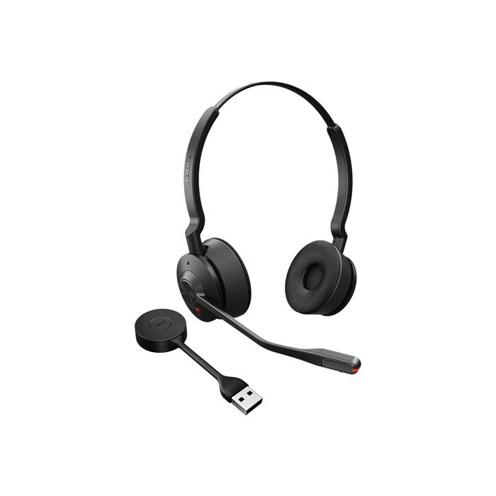Casque Jabra Engage 55 Stereo - Micro-casque intra-auriculaire sans fil - Noir