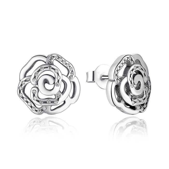 pandora boucles d'oreilles femme rose pandora boucles d'oreilles femme rose