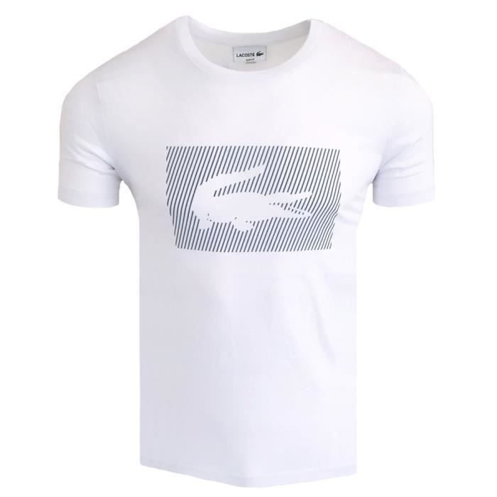 T-shirt Lacoste homme T-shirt 0804 blanc