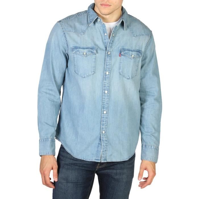 chemise en jean levis barstow western red cast stone