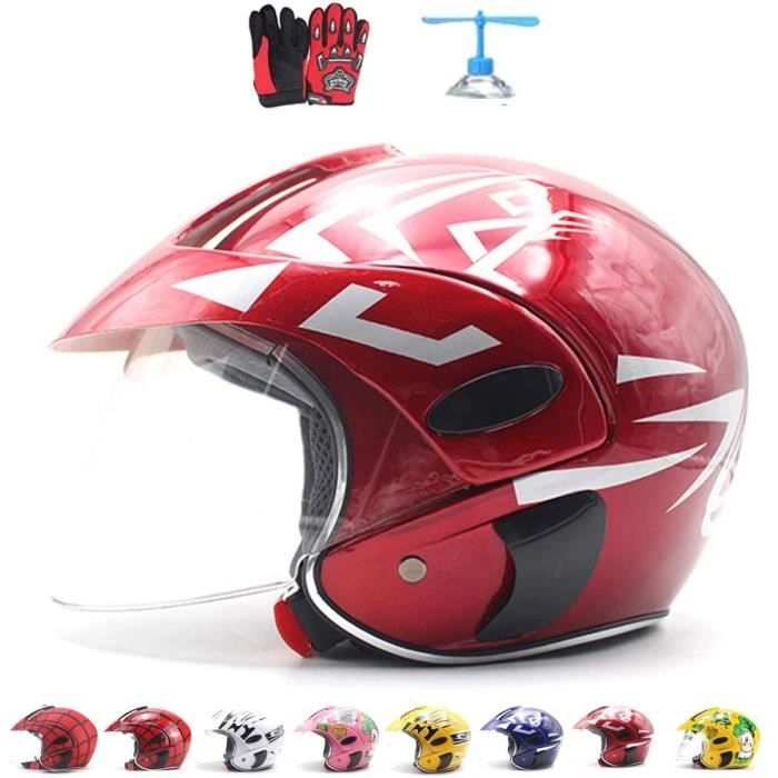 Casque Motocross Ado - Léger, Respirant - Norme CE - Pour Garçons Et Filles