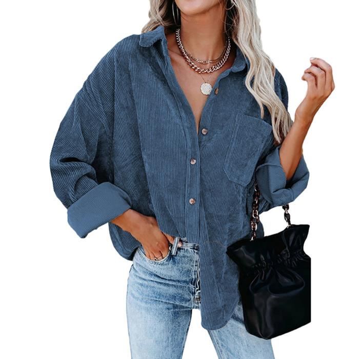 Chemise en on sale velours femme