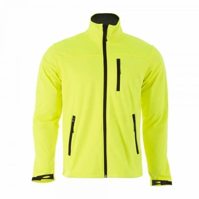Veste imperméable - SOFTEE - Regis - 2XL - Amarillo fluor - Respirant