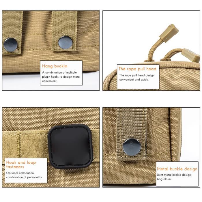 SAC À DOS tactique militaire tactique 50 L grande capacité hommes armée