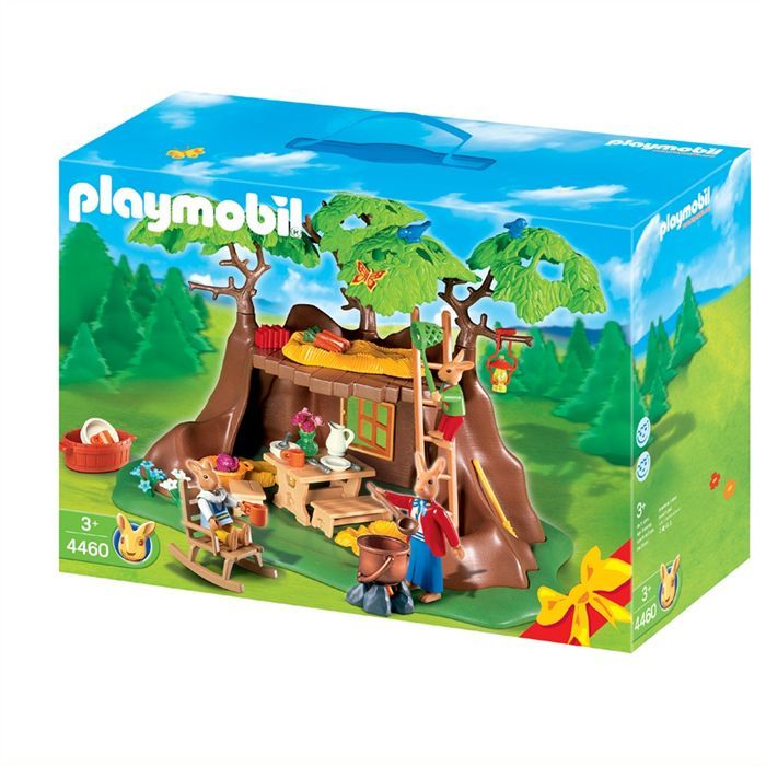 Playmobil Famille de lapins et maison - Cdiscount Jeux - Jouets