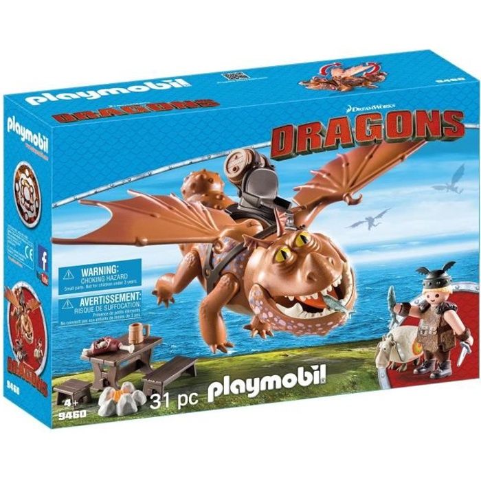 playmobil dragon krokmou