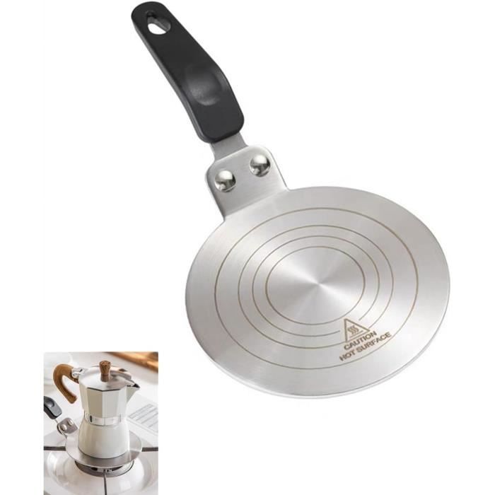 Plaque Diffuseur De Chaleur Induction - Acier Inoxydable Qualité Alimentaire - Adaptateur Pour Casseroles En Verre (plusieurs Tailles)