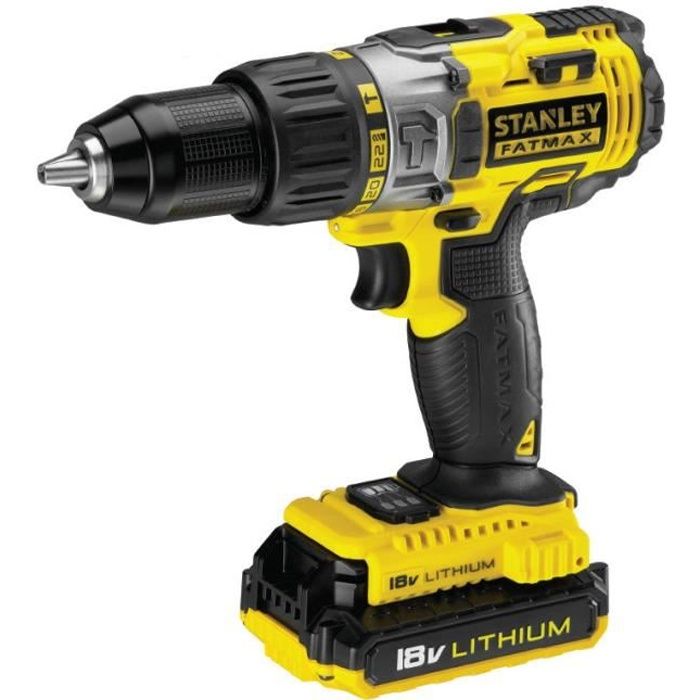 Perceuse à Percussion Stanley FATMAX 18V Brushless - 80 Nm, 35 700 Cps/mn
