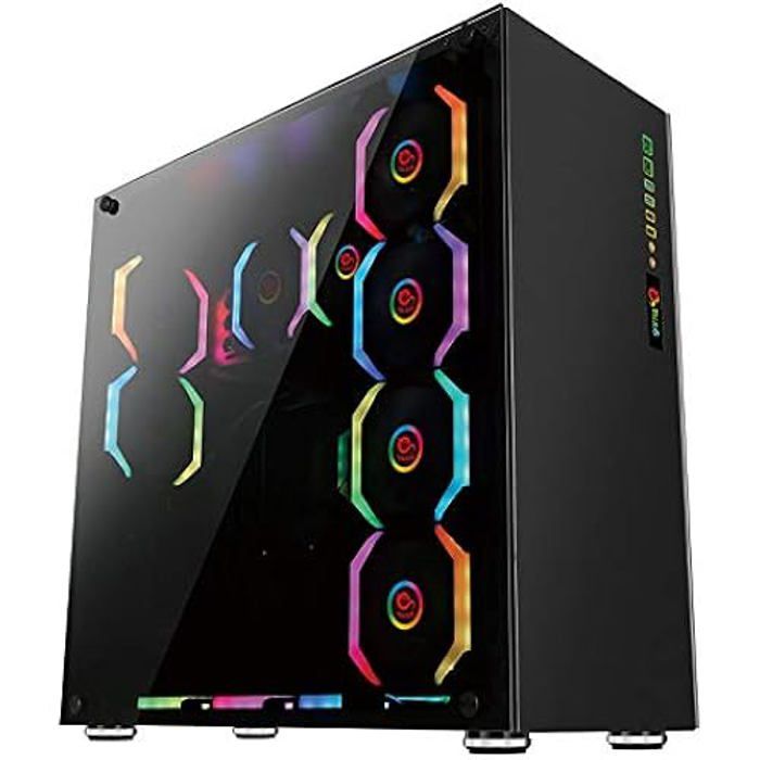 TALIUS Boîtier Gaming PC de Jeu de Tour ATX. Style Tal (Tal-Avalon)