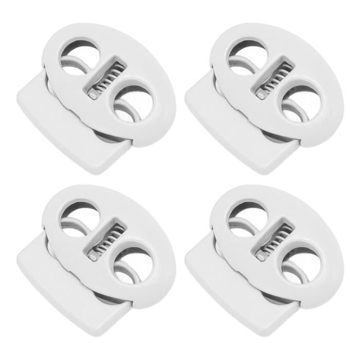 40 Attaches Ressorts Bouchon Pour Cordons – Serre-lacets Et Serrage Tente – Beige Uxcell