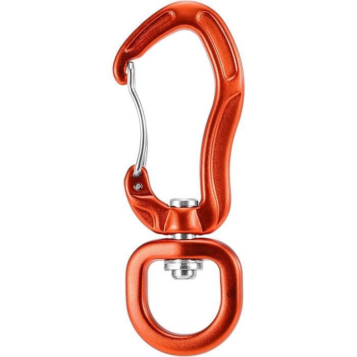 HEROCLIP Petite – Mousqueton Multifonction Pivotant 360° – Accrochez Sacs, Bouteilles, Outils Partout (Support 22 Kg)