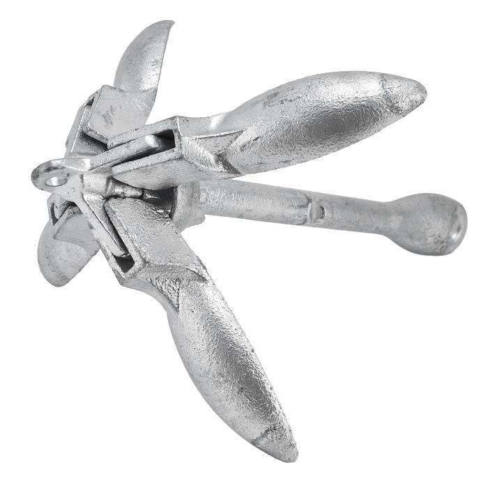 Ancre Pliante Bateau 1,5kg Avec Kit 20m Câble, Bouée Anti-Choc – Acier Carbone Anti-Rouille, Pour Kayak, Paddle, Petits Voiliers Et Bateaux Gonflables