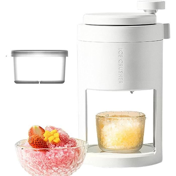 Mini Machine À Raser La Glace, Machine À Glaçons Rasée À Manivelle Manuelle, Petite Machine À