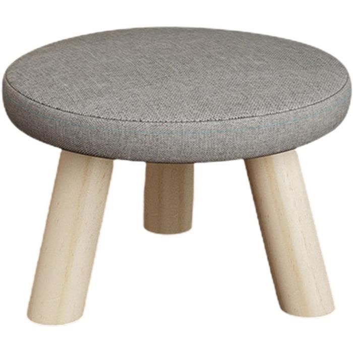 Repose-pieds Ottoman En Bois Tissé Canvas – Style Campagnard, 13x10 Pouces (occasion)