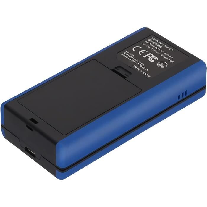 Scanner, Handheld 1D 2D Qr Qr Mini Barcode Scanner 3En1 Bt & 2.4G