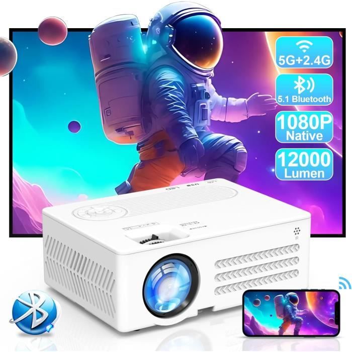 Mini Vidéoprojecteur Portable Wifi Bluetooth 1080P Fhd Supporté,Rétroprojecteur 4K Wifi Zoom 50 Mini Vidéoprojecteur Portable Wifi Bluetooth 1080P Fhd Supporté,Rétroprojecteur 4K Wifi Zoom 50