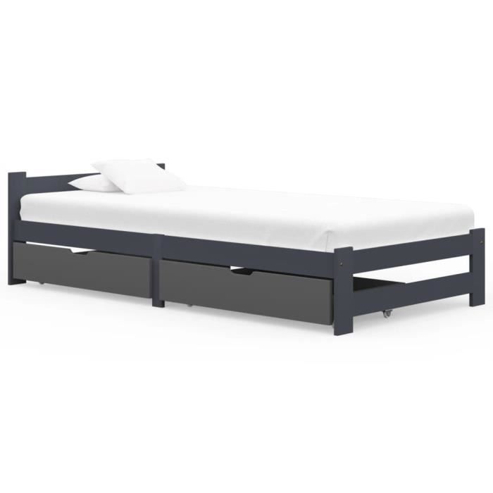 Lit mezzanine 90 x 200 cm avec armoire de rangement, lit enfant en bois avec sommier à lattes, lit superposé pour enfants et adolescents, blanc | Leroy Merlin