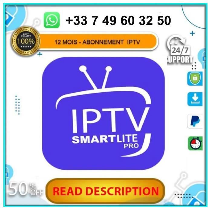 ABONNEMENT IPTV 12 MOIS TV