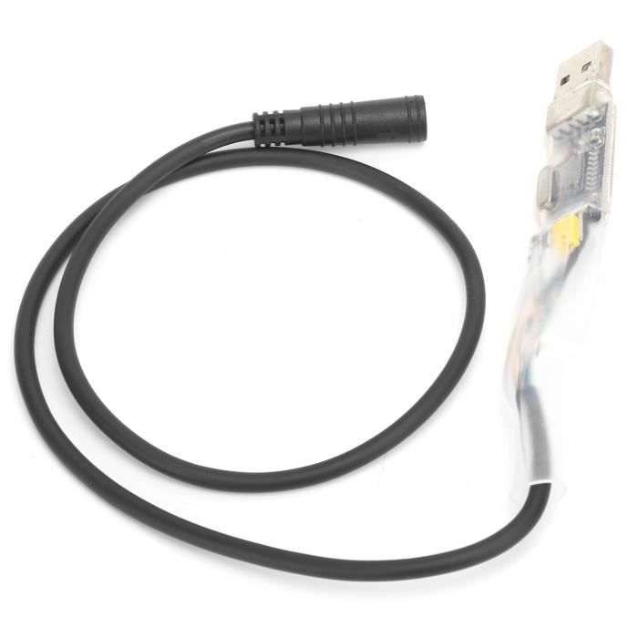VGEBY Câble de programmation USB pour BBS01 Câble de programmation USB pour moteur de vélo électrique pour BAFANG BBS01 BBS02