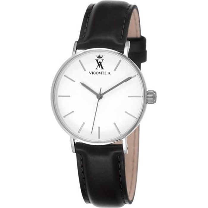 Montre Vicomte A Homme Blanc - VA 021/BA