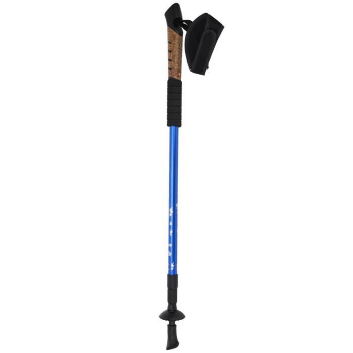 Kit 6 Accessoires Pour Bâtons De Randonnée : 2 Paniers à Boue, 2 Embouts, 2 Pieds - Noir