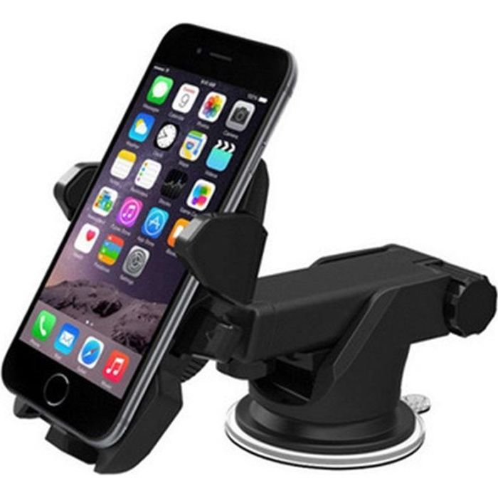 XUNYLYEE® Support Téléphone Voiture 360° Fixation Ventouse Pare-brise Voiture