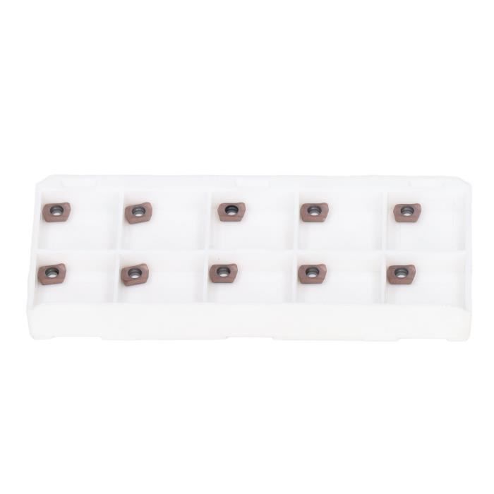 Inserts Carbure Tungstène 10pcs - TCMT 16T304 | Pour Usinage CNC | Finition Acier | Précision Fabrication