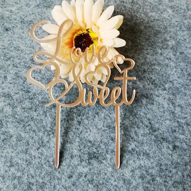 FIGURINE DECOR DE GATEAU,30Décoration de gâteau de mariage en