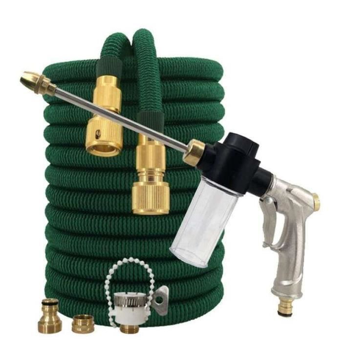Kit D'accessoires Pour Compresseur D'air 20 Pièces – Tuyau De 25 Pieds + Buses & Raccords 1/4 NPT | Idéal Bricolage, Gonflage, Pulvérisation