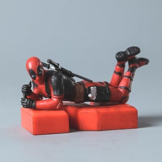 Étagère De Bureau Décorative Deadpool - Enseigne Art Personnage Film - Neuf En Plastique