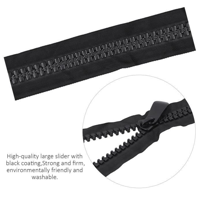 Fermeture Éclair En Plastique N° 4, Longueur 25 Cm, Avec Strass