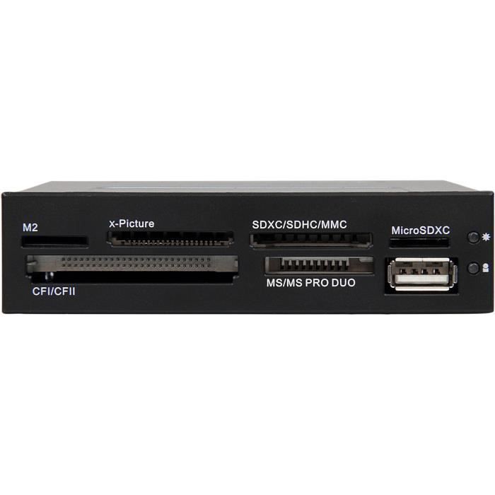 Lecteur de cartes mémoire interne de 3,5 pouces avec port USB 2.0 ...