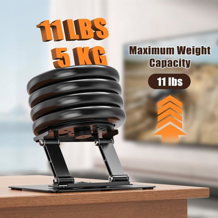 Trépied Pour Projecteur - Mini Trépied De Bureau - Support De Projection Réglable à 360° - Multifonctionnel - Portable - Noir