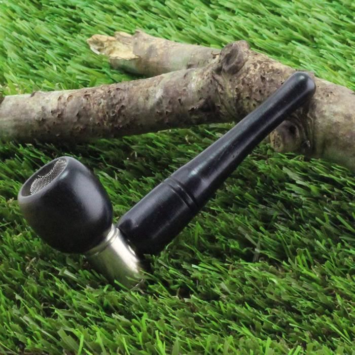 Pipe En Racine De Bruyère Bulldog Dr Watson - Filtre Métal, Fabriquée à La Main (Acajou)