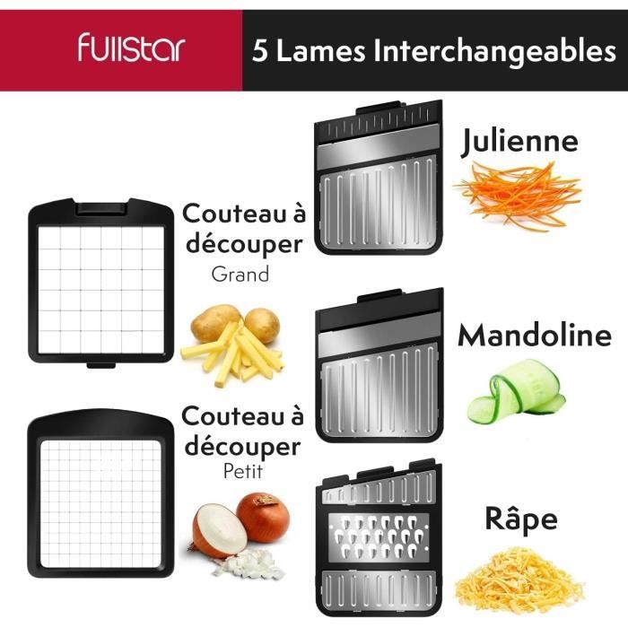 Mandoline Professionnelle Louis Tellier Inox - Trancheuse Légumes, Frites, Julienne