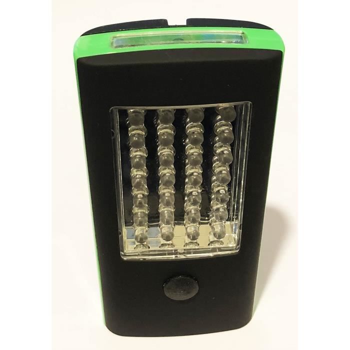 Lampe de poche LED antichoc 1W 81lm à piles 3xLR06 AA (incl) aimantée