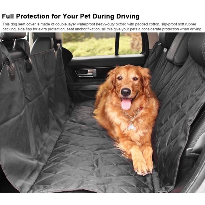 TKYZ Extension de siège arrière pour chiens, housse de siège de voiture  pour grand chien, hamac pour siège arrière de voiture, lit pour chien,  matelas