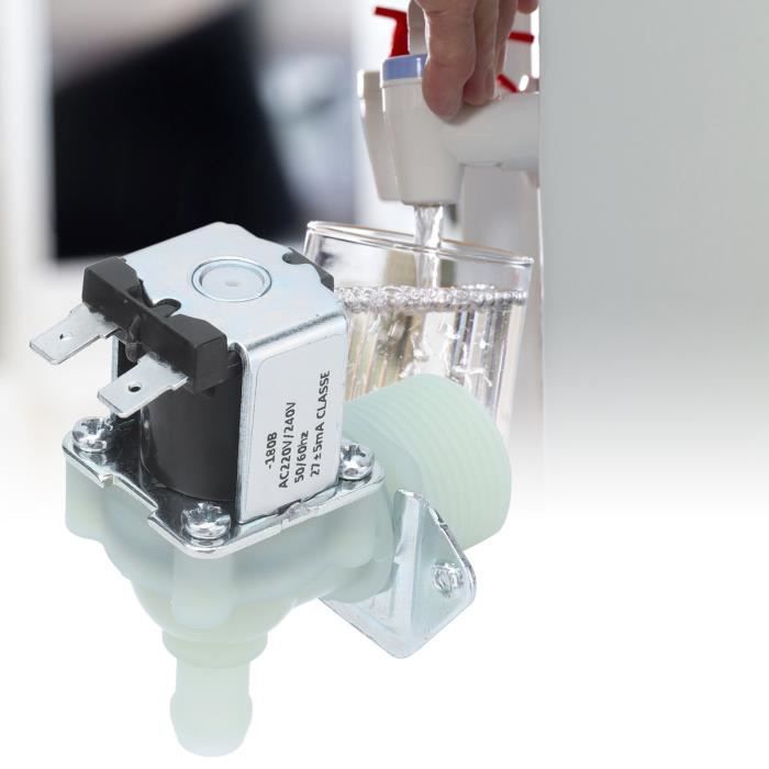 Electrovanne 220v Électrovanne Lave-vaisselle 220V - Vanne Eau Plastique 3/4 - Commande Électrique Entrée Guide Vanne Commande 220V