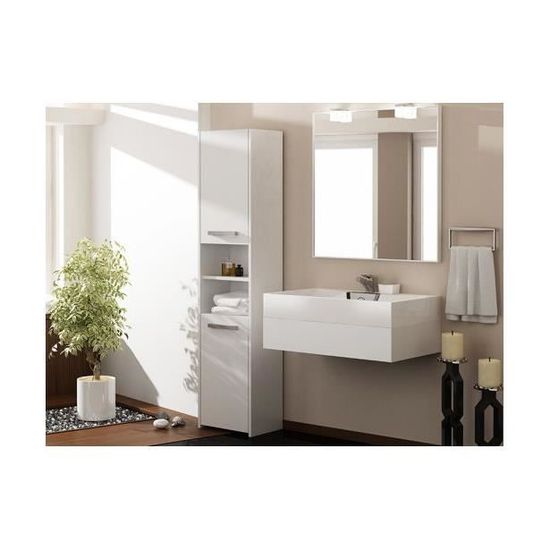 Pisa Colonne De Salle De Bain 30x40x170 Meuble Salle De Bain Rangement Salle De Bain Armoire Toilette Colonne Rangement Cdiscount Maison