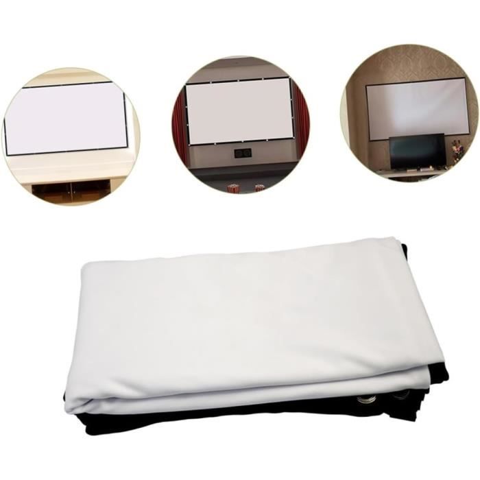 Videoprojecteur - Écran De Projection Pliable 70" Avec Tige