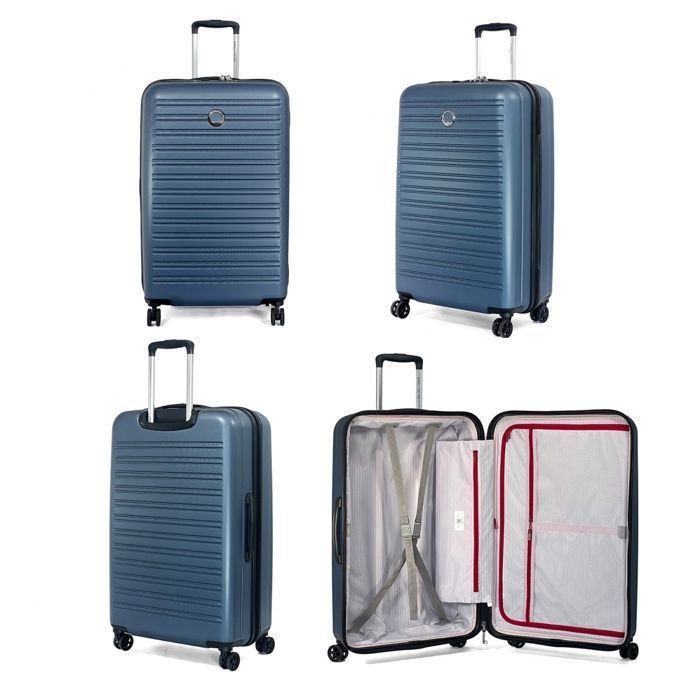 Valise rigide Delsey Segur 75,5 cm Bleu