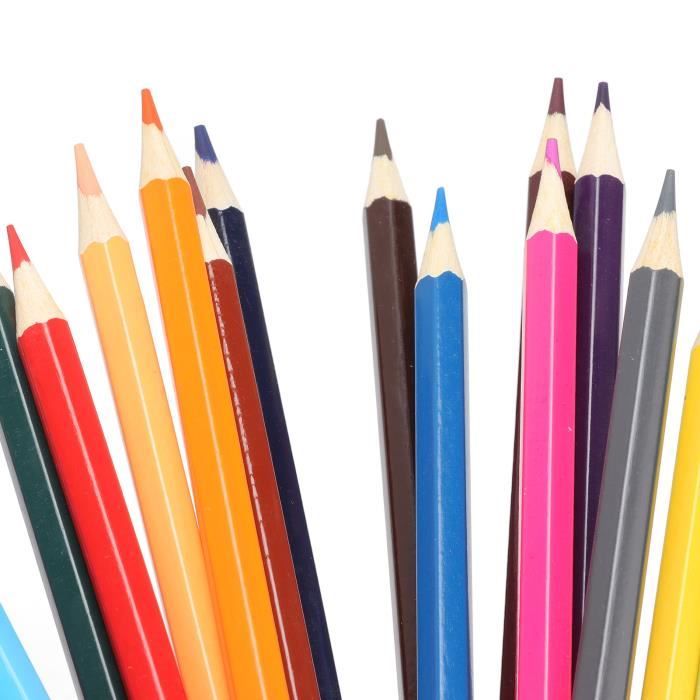 Art Supplies Set de 72 Crayon de Couleur à Base d'Huile pour enfants,  Adultes, Artistes, Professionnels et Coloristes - Cdiscount Beaux-Arts et  Loisirs créatifs