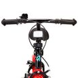 Vélo pour enfants 12 pouces Noir et rouge-XIO-3