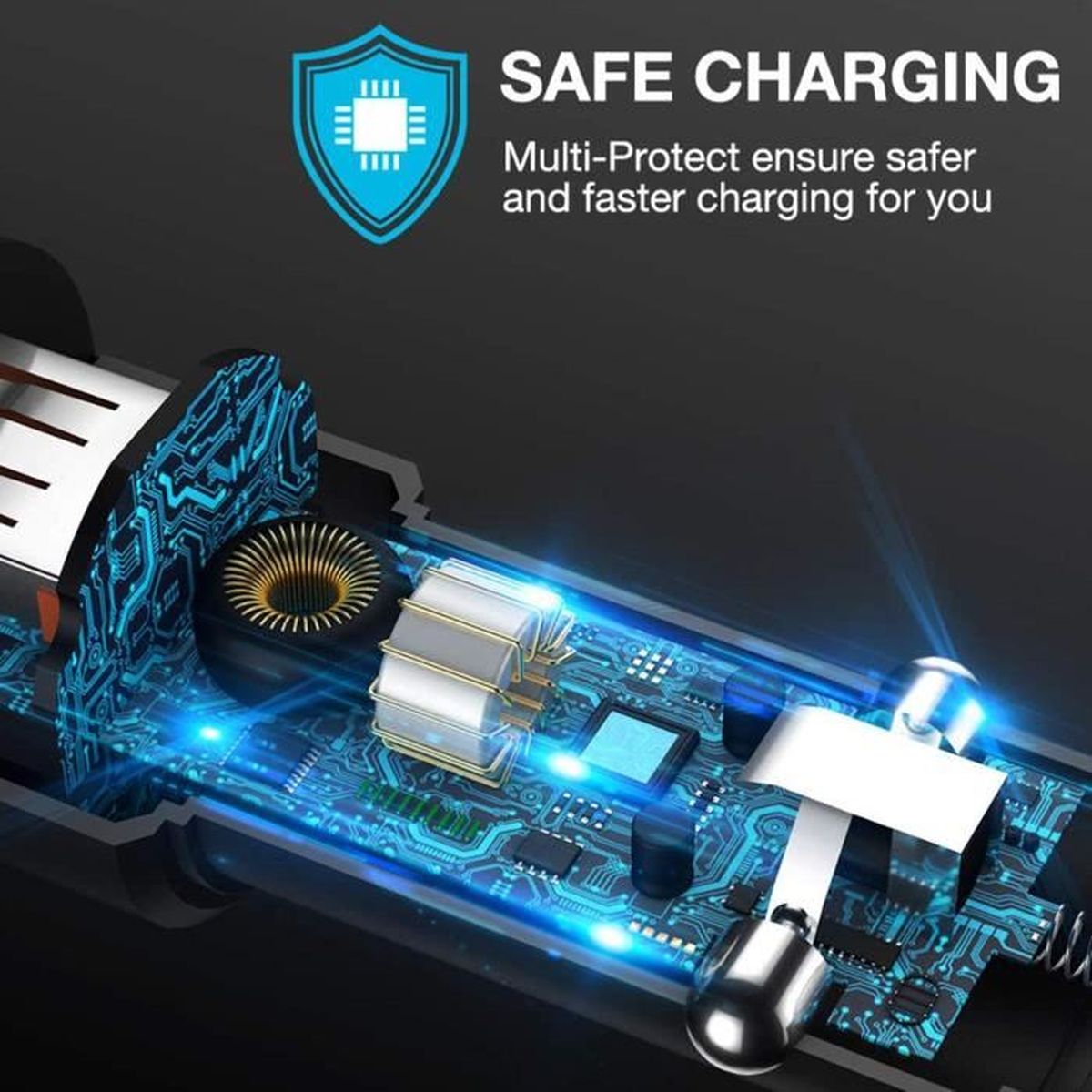 30W Chargeur Voiture Allume Cigare Rapide USB C pour Huawei P20 P30 Lite Mate 20 30 Pro,Sony Xperia 1 10 5 XZ XZ1 XZ3 XZ2 XZS Premium Compact,XA1 XA2 Plus Ultra L1 L2 L3,2 Port:QC 3.0+2.4A+1M3ACable 30W Chargeur Voiture Allume Cigare Rapide USB C pour Huawei P20 P30 Lite Mate 20 30 Pro,Sony Xperia 1 10 5 XZ XZ1 XZ3 XZ2 XZS Premium Compact,XA1 XA2 Plus Ultra L1 L2 L3,2 Port:QC 3.0+2.4A+1M3ACable